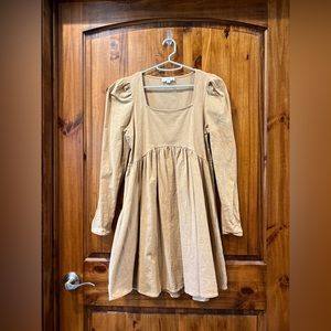 Linen (or Linen-Like) Empire Waist Dress